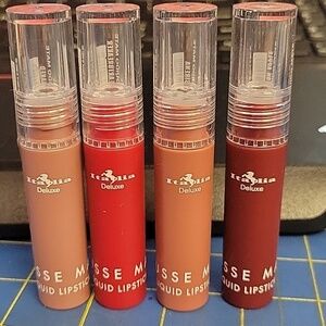 Italia Deluxe Mousse Matte Liquid Lipsticks Set of 4